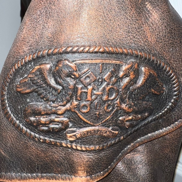 90’s Women’s Harley Davidson Leather Jacket - Picture 4 of 5